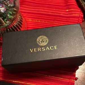 MARKED DOWN!!!
Versace Black Sunglasses with Gold Accent